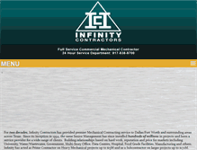 Tablet Screenshot of infinitycontractors.com
